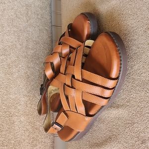 EUC Kinsman Fisherman sandals size 11 women's Vintage Jerusalem Cruisers brown